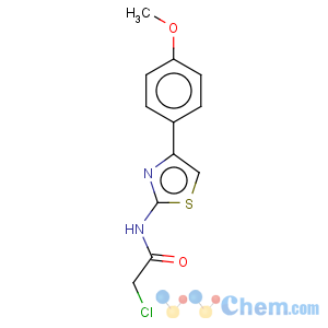 CAS No:6202-74-0 2-Chloro-N-[4-(4-methoxy-phenyl)-thiazol-2-yl]-acetamide