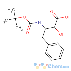 CAS No:62023-65-8 (2S,<br />3R)-2-hydroxy-3-[(2-methylpropan-2-yl)oxycarbonylamino]-4-phenylbutanoic<br />acid