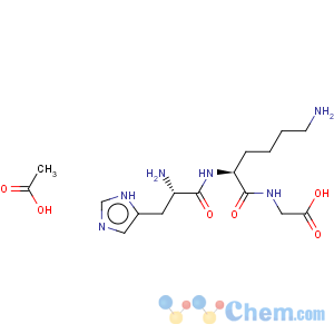CAS No:62024-09-3 Glycyl-L-histidyl-L-lysine acetate hemihydrate