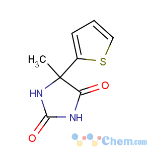 CAS No:62031-97-4 5-methyl-5-thiophen-2-ylimidazolidine-2,4-dione
