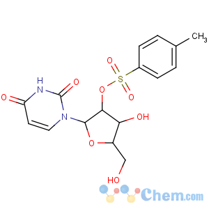 CAS No:6206-10-6 [(2R,3R,4R,5R)-2-(2,<br />4-dioxopyrimidin-1-yl)-4-hydroxy-5-(hydroxymethyl)oxolan-3-yl]<br />4-methylbenzenesulfonate