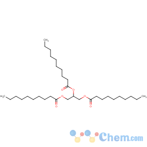 CAS No:621-71-6 2,3-di(decanoyloxy)propyl decanoate