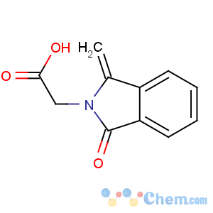 CAS No:62100-28-1 2-(1-methylidene-3-oxoisoindol-2-yl)acetic acid