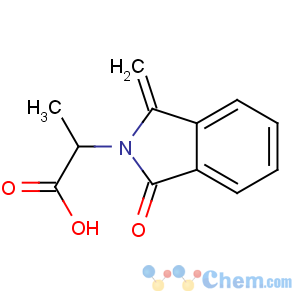 CAS No:62100-29-2 2-(1-methylidene-3-oxoisoindol-2-yl)propanoic acid