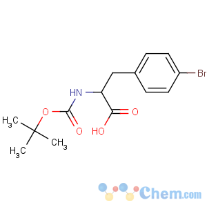 CAS No:62129-39-9 (2S)-3-(4-bromophenyl)-2-[(2-methylpropan-2-yl)oxycarbonylamino]<br />propanoic acid