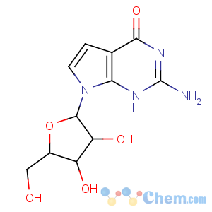 CAS No:62160-23-0 4H-Pyrrolo[2,3-d]pyrimidin-4-one,2-amino-1,7-dihydro-7-b-D-ribofuranosyl-