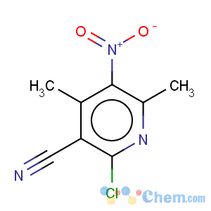 CAS No:6220-77-5 3-Pyridinecarbonitrile,2-chloro-4,6-dimethyl-5-nitro-