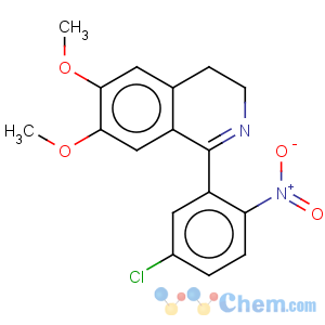 CAS No:62206-13-7 Isoquinoline,1-(5-chloro-2-nitrophenyl)-3,4-dihydro-6,7-dimethoxy-