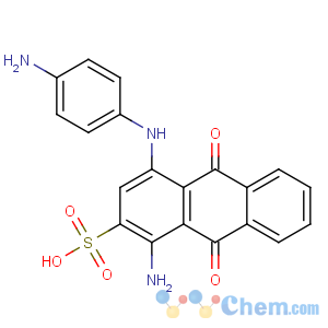 CAS No:6222-65-7 2-Anthracenesulfonicacid, 1-amino-4-[(4-aminophenyl)amino]-9,10-dihydro-9,10-dioxo-