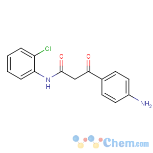 CAS No:62253-94-5 3-(4-aminophenyl)-N-(2-chlorophenyl)-3-oxopropanamide