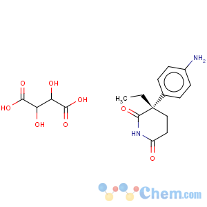CAS No:62268-19-3 s-(-)-aminoglutethimide tartrate salt