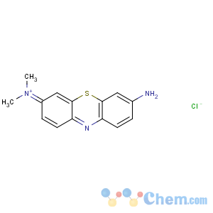 CAS No:62298-43-5 3-Amino-7-(dimethylamino)phenothiazin-5-ium, salt with 2,4,5,7-tetrabromo-3,6-dihydroxyspiro(isobenzofuran-1(3H),9-(9H)xanthen)-3-one (2:1)