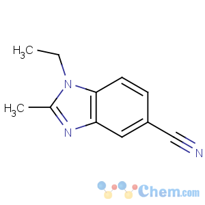 CAS No:62306-08-5 1-ethyl-2-methylbenzimidazole-5-carbonitrile