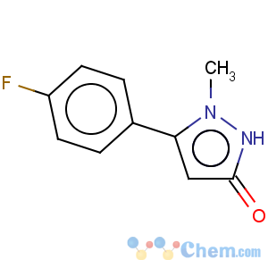 CAS No:623577-33-3 3H-Pyrazol-3-one,5-(4-fluorophenyl)-1,2-dihydro-1-methyl-