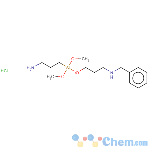 CAS No:623938-90-9 (2-n-benzylaminoethyl)-3-aminopropyltrimethoxysilane, hydrochloride, 50 in methanol
