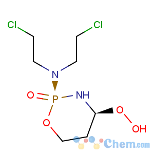 CAS No:62435-42-1 2H-1,3,2-Oxazaphosphorin-2-amine,N,N-bis(2-chloroethyl)tetrahydro-4-hydroperoxy-, 2-oxide, (2R,4R)-rel-