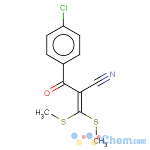 CAS No:62455-56-5 Benzenepropanenitrile,a-[bis(methylthio)methylene]-4-chloro-b-oxo-