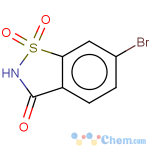 CAS No:62473-92-1 1,2-Benzisothiazol-3(2H)-one,6-bromo-, 1,1-dioxide