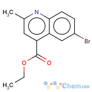 CAS No:62482-30-8 Ethyl 6-bromo-2-methylquinoline-4-carboxylate