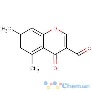 CAS No:62484-76-8 5,7-dimethyl-4-oxochromene-3-carbaldehyde
