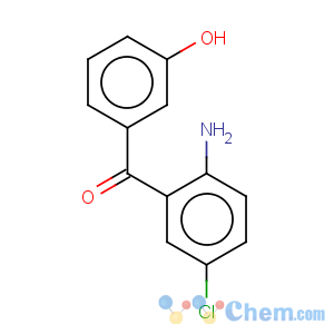 CAS No:62492-58-4 (2-Amino-5-chlorophenyl)(3-hydroxyphenyl)methanone