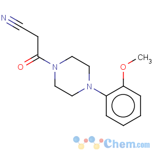 CAS No:62508-79-6 3-[4-(2-methoxyphenyl)piperazin-1-yl]-3-oxopropanenitrile