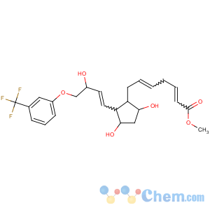 CAS No:62559-74-4 methyl<br />(2Z,5Z)-7-[(2R)-3,5-dihydroxy-2-[(E,<br />3R)-3-hydroxy-4-[3-(trifluoromethyl)phenoxy]but-1-enyl]cyclopentyl]<br />hepta-2,5-dienoate