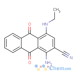 CAS No:62570-50-7 1-amino-4-(ethylamino)-9,10-dioxoanthracene-2-carbonitrile