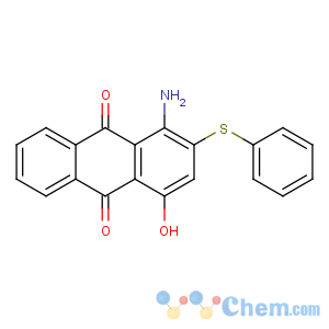 CAS No:62591-95-1 9,10-Anthracenedione,1-amino-4-hydroxy-2-(phenylthio)-