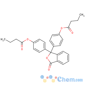 CAS No:62625-15-4 [4-[1-(4-butanoyloxyphenyl)-3-oxo-2-benzofuran-1-yl]phenyl] butanoate
