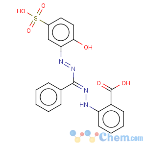 CAS No:62625-22-3 sodium hydrogen 2-[1-(2-hydroxy-5-sulphonatophenyl)-3-phenyl-5-formazano]benzoate