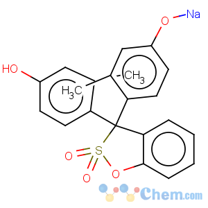 CAS No:62625-31-4 sodium hydrogen 4,4'-(3H-1,2-benzoxathiol-3-ylidene)bis[3-methylphenolate S,S-dioxide