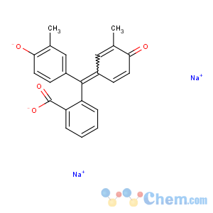 CAS No:62654-08-4 disodium 2-[(Z)-(3-methyl-4-oxidophenyl)(3-methyl-4-oxocyclohexa-2,5-dien-1-ylidene)methyl]benzoate