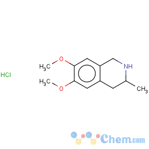 CAS No:6266-97-3 Isoquinoline,1,2,3,4-tetrahydro-6,7-dimethoxy-3-methyl-, hydrochloride (1:1)