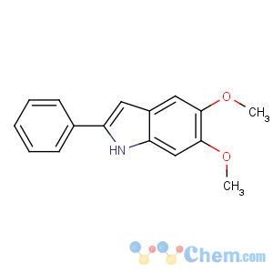 CAS No:62663-26-7 5,6-dimethoxy-2-phenyl-1H-indole