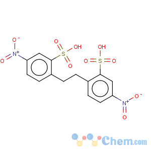 CAS No:6268-17-3 Benzenesulfonic acid,2,2'-(1,2-ethanediyl)bis[5-nitro-, disodium salt (9CI)