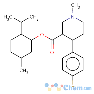 CAS No:627098-37-7 1-methyl-4-(4-fluorophenyl)-piperidine-3-carboxylic acid menthyl ester