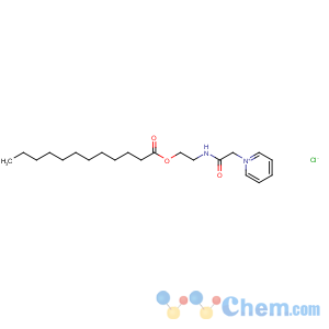 CAS No:6272-74-8 2-[(2-pyridin-1-ium-1-ylacetyl)amino]ethyl dodecanoate