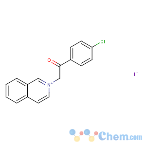CAS No:6273-35-4 Isoquinolinium,2-[2-(4-chlorophenyl)-2-oxoethyl]-, iodide (1:1)