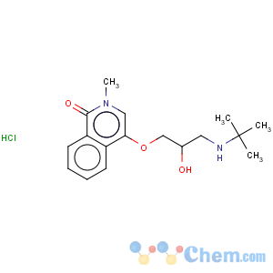 CAS No:62774-96-3 tilisolol hcl