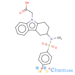 CAS No:627865-18-3 (+)-3-[[(4-fluorophenyl)sulfonyl]methylamino]-1,2,3,4-tetrahydro-9h-carbazole-9-acetic acid