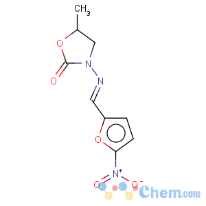 CAS No:6281-26-1 2-Oxazolidinone,5-methyl-3-[[(5-nitro-2-furanyl)methylene]amino]-