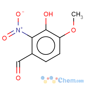 CAS No:6284-92-0 Benzaldehyde,3-hydroxy-4-methoxy-2-nitro-