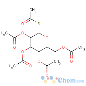 CAS No:62860-10-0 [(2R,3R,4S,5R,6R)-3,4,5-triacetyloxy-6-acetylsulfanyloxan-2-yl]methyl<br />acetate