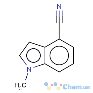 CAS No:628711-58-0 1H-Indole-4-carbonitrile,1-methyl-