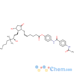 CAS No:62873-55-6 Prosta-5,13-dien-1-oicacid, 11,15-dihydroxy-16,16-dimethyl-9-oxo-,4-[[4-(acetylamino)benzoyl]amino]phenyl ester, (5Z,11a,13E,15R)-