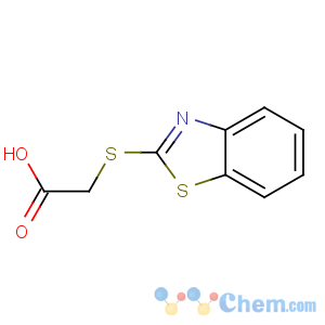 CAS No:6295-57-4 2-(1,3-benzothiazol-2-ylsulfanyl)acetic acid