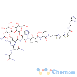 CAS No:62960-69-4 Bleomycinamide,N1-[2-(1H-imidazol-4-yl)ethyl]- (9CI)