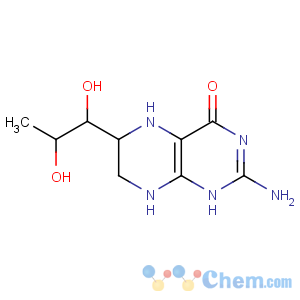 CAS No:62989-33-7 (6R)-2-amino-6-[(1R,2S)-1,2-dihydroxypropyl]-5,6,7,<br />8-tetrahydro-1H-pteridin-4-one