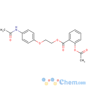 CAS No:62992-61-4 2-(4-acetamidophenoxy)ethyl 2-acetyloxybenzoate